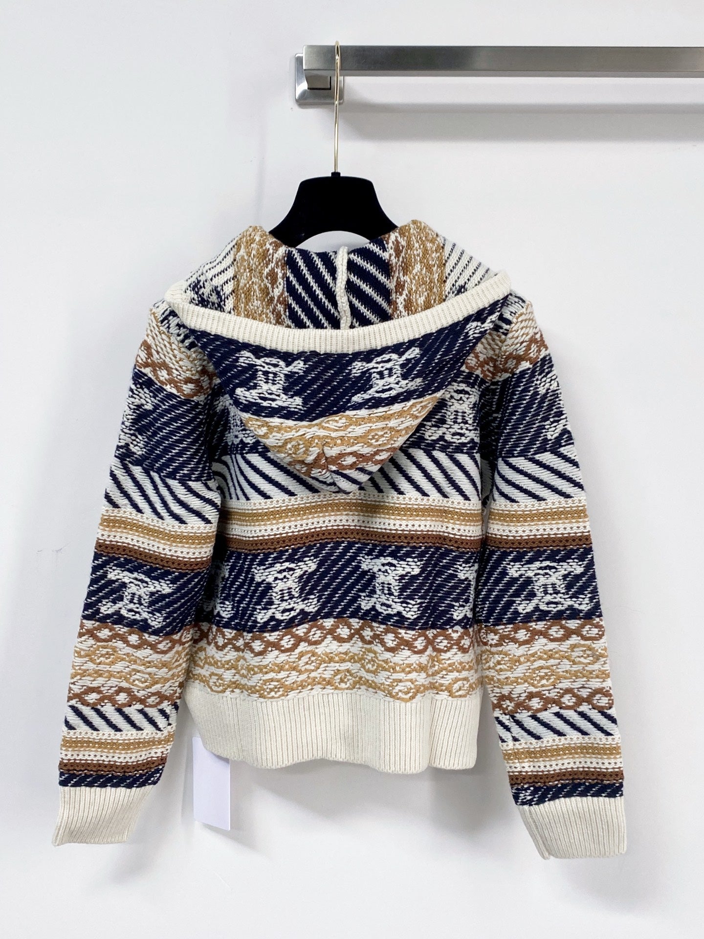 CELINE 26S ZIP-UP KNIT HOODIE 622