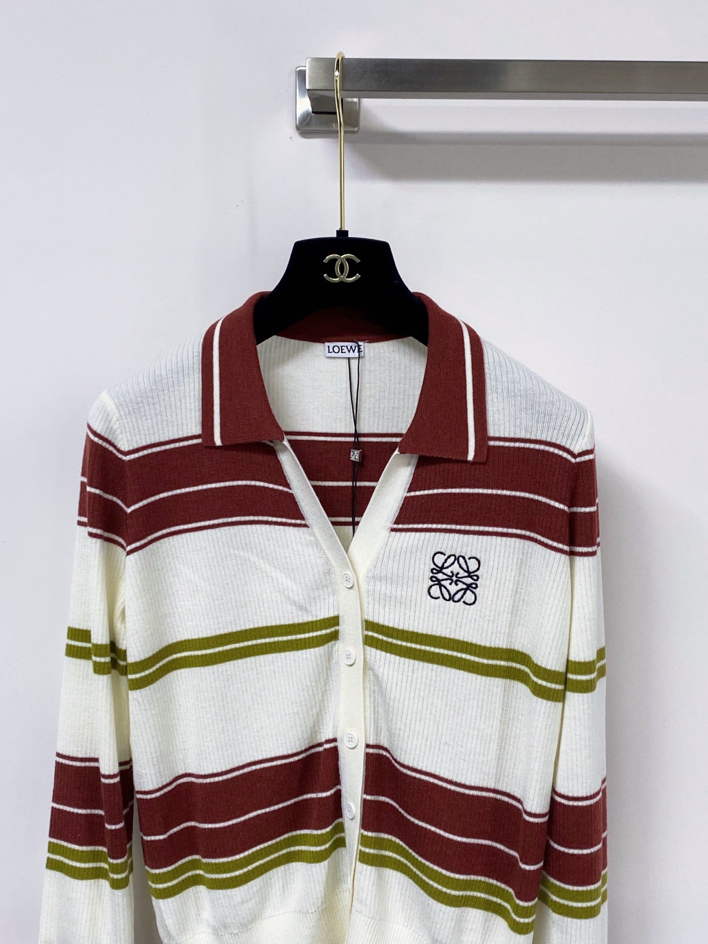 LOEWE 26S COLLAR KNIT CARDIGAN 640