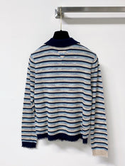 PRADA 26S POLO-COLLAR KNIT CARDIGAN 1295