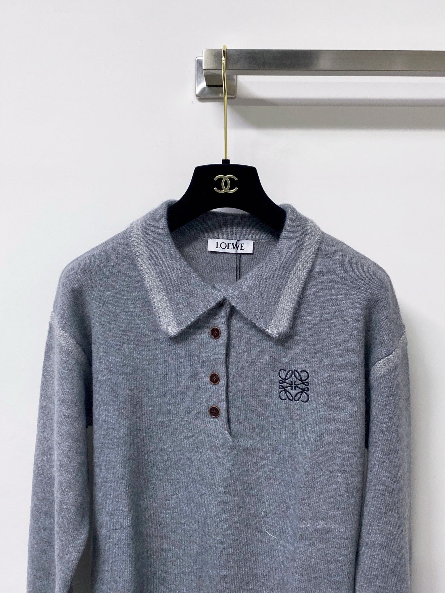 LOEWE 26S COLLAR KNIT SWEATER 626