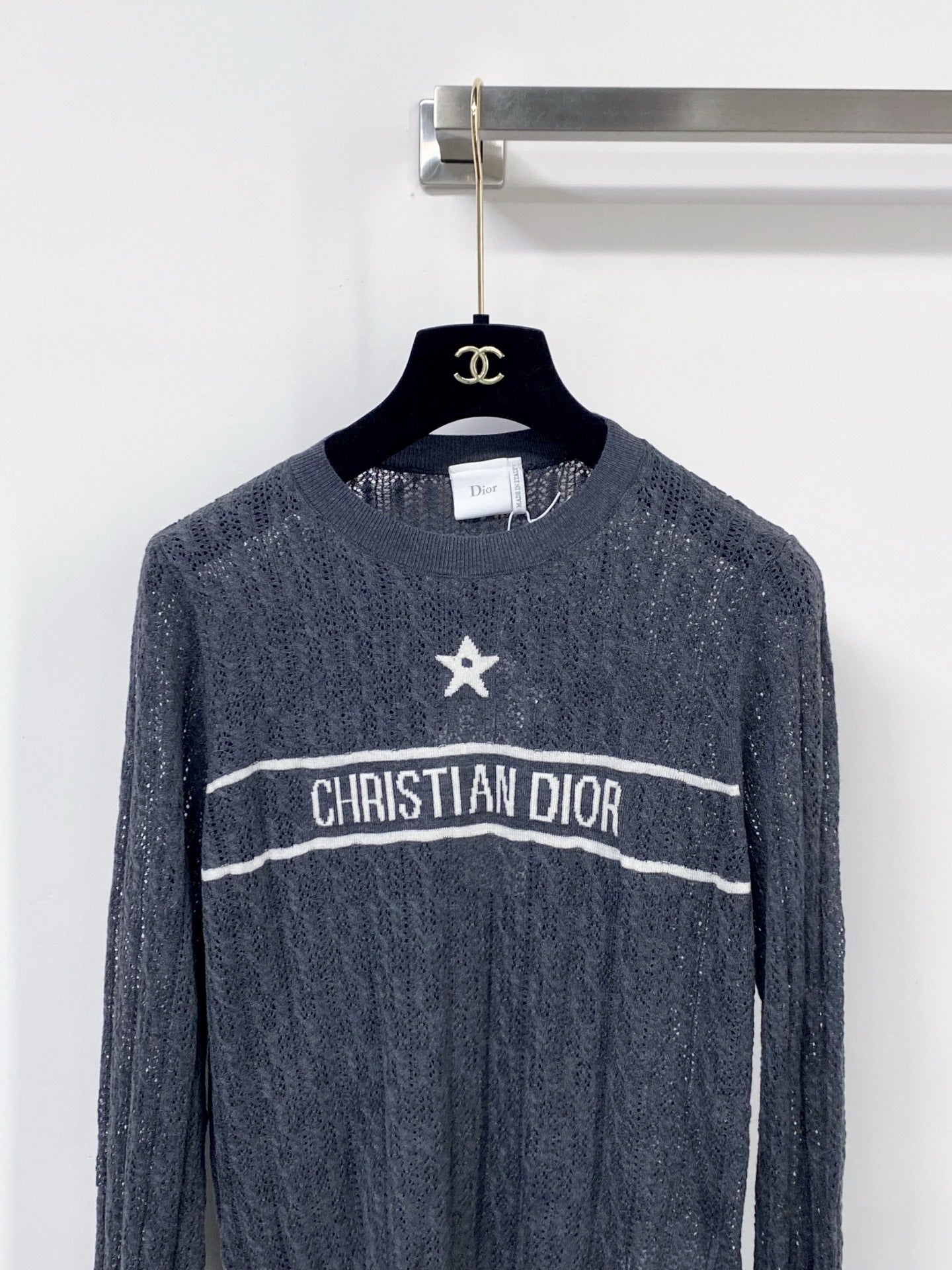 DIOR 26S OPENWORK KNIT SWEATER 1460