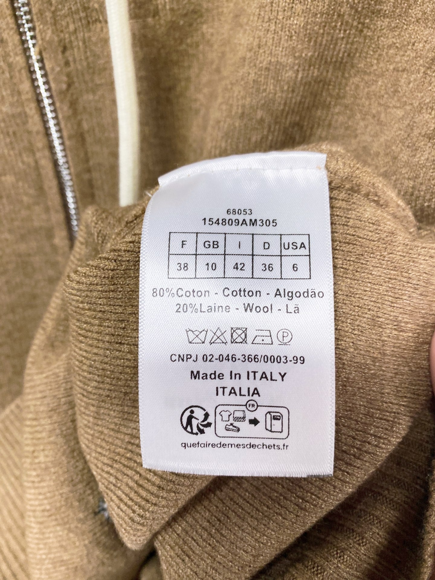 DIOR 26S ZIP-UP HOODED 1458