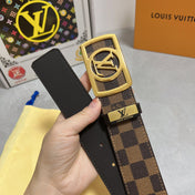 LV 25S BELT 38 MM IN BROWN CALFSKIN 593229