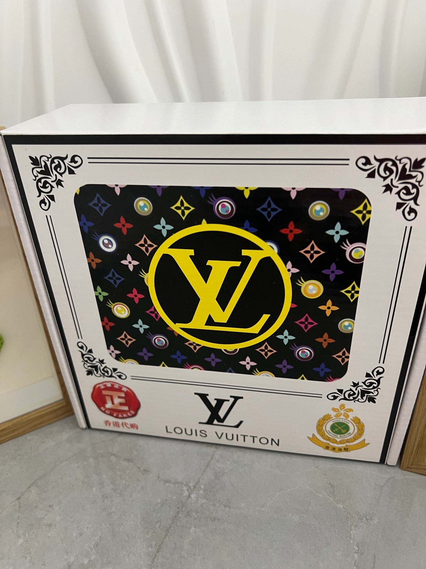 LV 25S BELT 38 MM IN BLACK CALFSKIN STAMP LOGO 593295