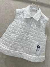 MONCLER 25S DOWN VEST IN WHITE 099