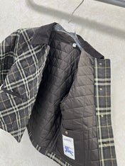 BURBERRY 25S COTTON PLAID JACKET 131