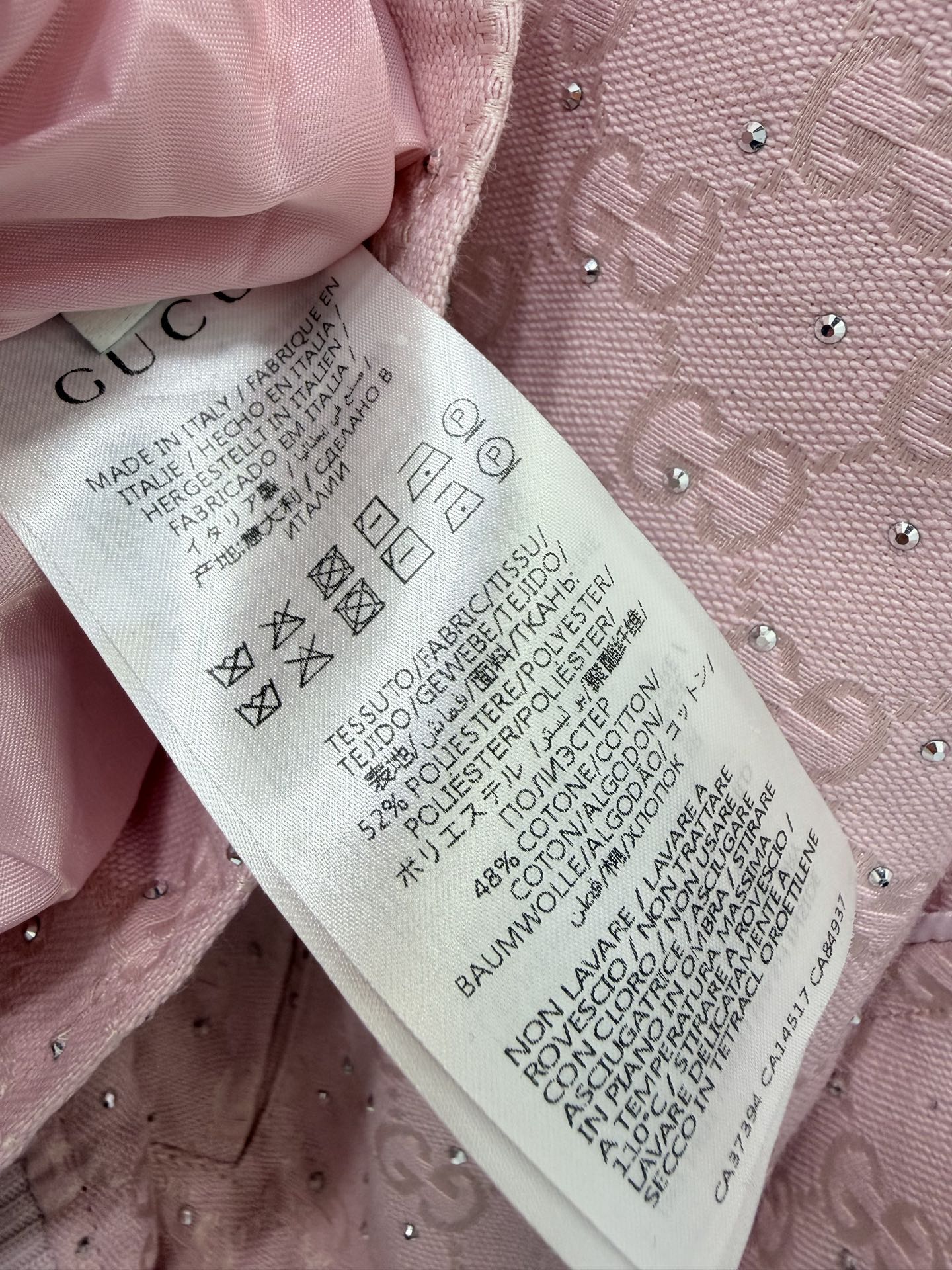 GUCCI 26S EMBELLISHED JACKET 69
