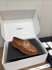 MOCCASIN 2.5 CM IN GINGERBREAD BROWN PREMIUM LAMBSKIN