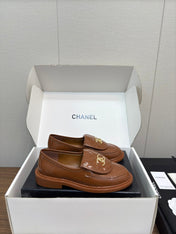 MOCCASIN 2.5 CM IN GINGERBREAD BROWN PREMIUM LAMBSKIN