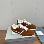 TOM FORD 26S JACKSON SNEAKERS IN BROWN SUEDE