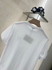 LOEW 25S EMBROIDERED FLOWER T-SHIRT TEE 265626