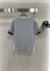 MIUMIU REVERSIBLE OVERSIZED CREW NECK TEE 276642