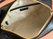 BLONDIE SMALL SHOULDER BAG 21 IN BLACK SMOOTH CALFSKIN