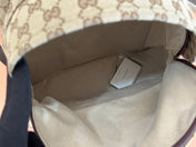 MEDIUM BACKPACK 42 IN BEIGE AND DARK BROWN GG CANVAS