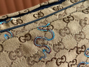 OPHIDIA BELT BAG 34 IN LIGHT BROWN GG CANVAS