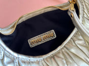 WANDER MATELASSÉ NAPPA MINI BAG 18 IN GOLDEN LAMBSKIN