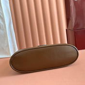 GUCCI 25S SHOULDER BAG 25 CM IN BEIGE MIX BROWN CALFSKIN