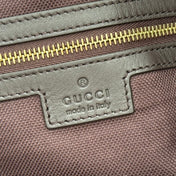 GUCCI 25S BEATRIX LARGE TOTE BAG 40 CM IN DARK CHOCOLATE BROWN CANVAS