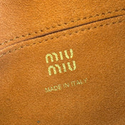 MIUMIU 26S POUCH BAG 18 IN BLACK CALFSKIN GOLD HARDWARE