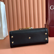 GUCCI 26S DIANA TOTE BAG 27 IN BLACK CALFSKIN