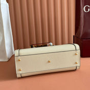 GUCCI 26S DIANA TOTE BAG 27 IN CREAM WHITE CALFSKIN