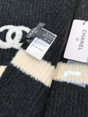 CHANEL 25S SCARF 175 CM IN  WOOL CASHMERE 943159