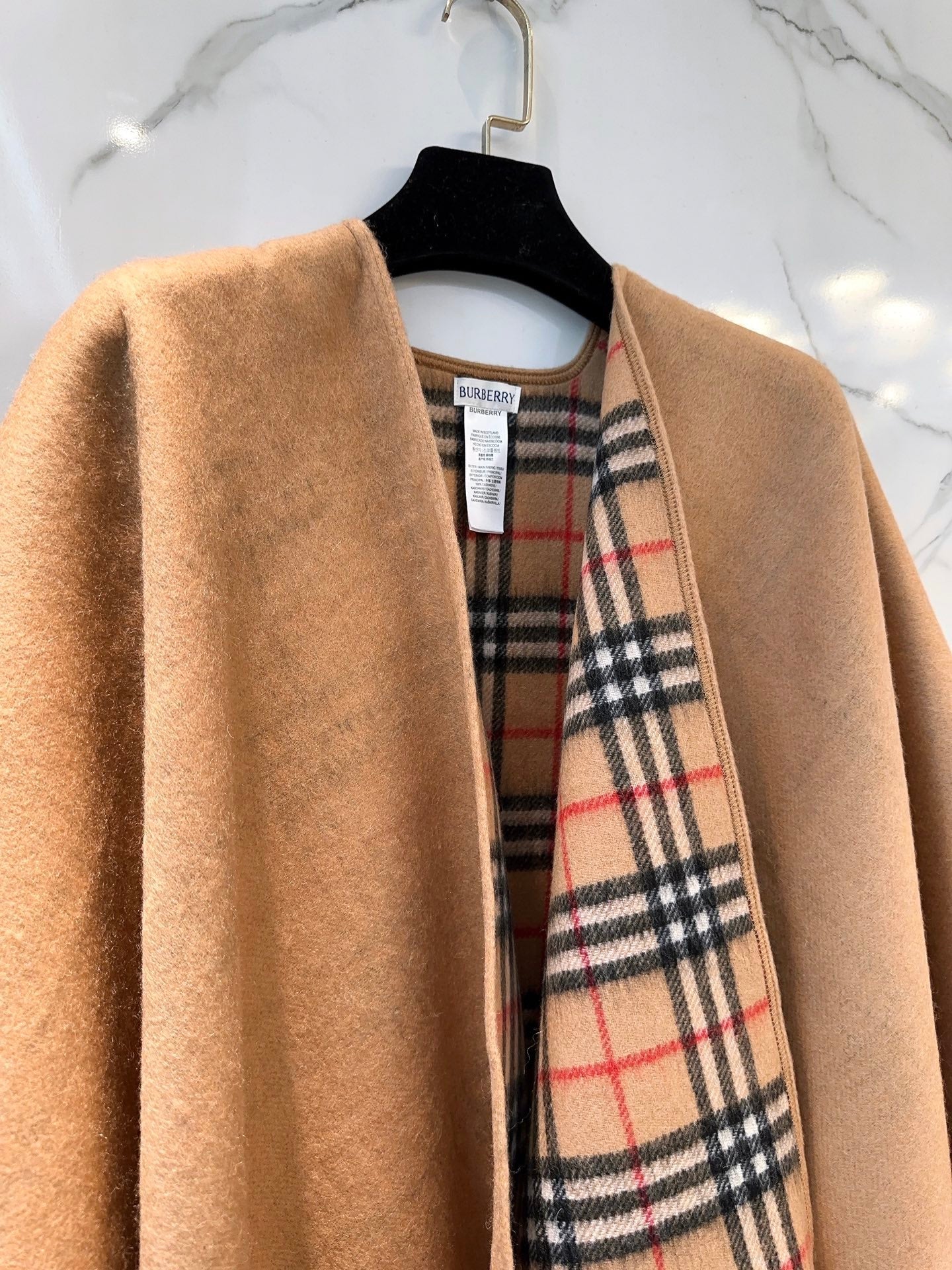 BURBERRY 25S DOUBLE-FACED CASHMERE COAT 203