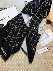 CHANEL 25S SCARF 195 CM IN CASHMERE 942782