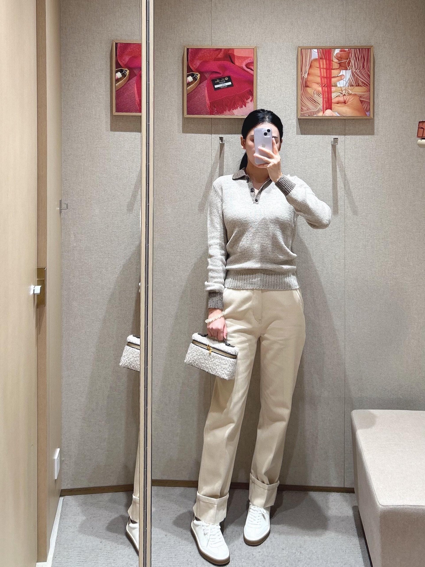 LP 26S CASHMERE POLO SWEATER 570