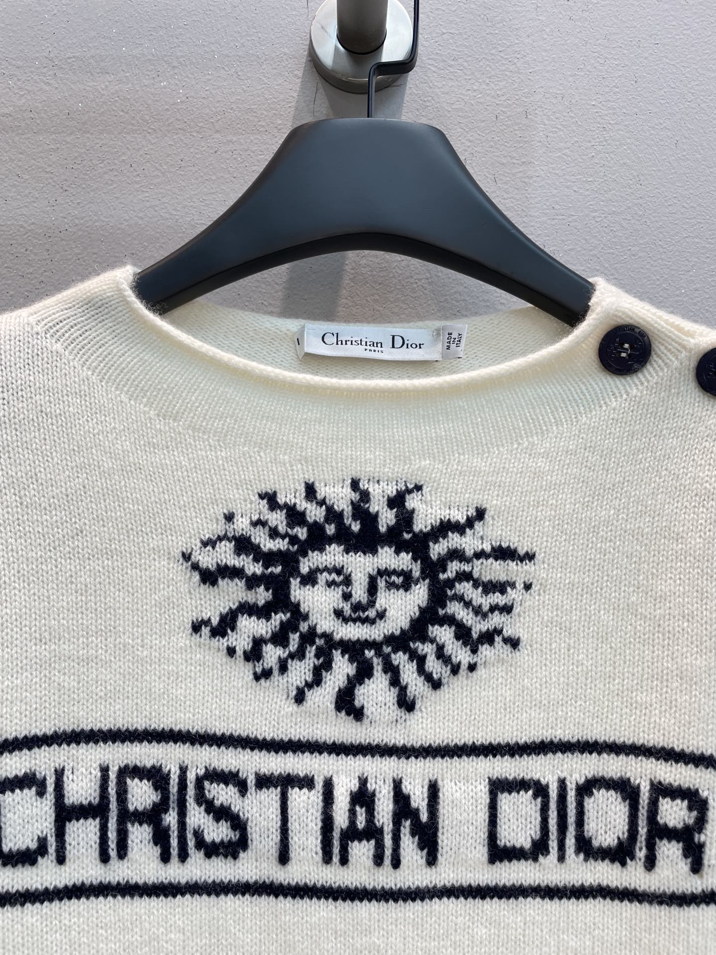 DIOR 25S SHOULDER-BUTTON SWEATER 538