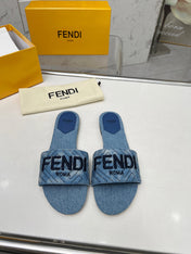FF 5 BLUE DENIM CANVAS SLIDE