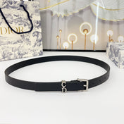 DIOR 25S BELT 20 MM IN BLACK CALFSKIN 570111
