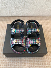 DAD SANDAL IN COLORFUL FABRIC