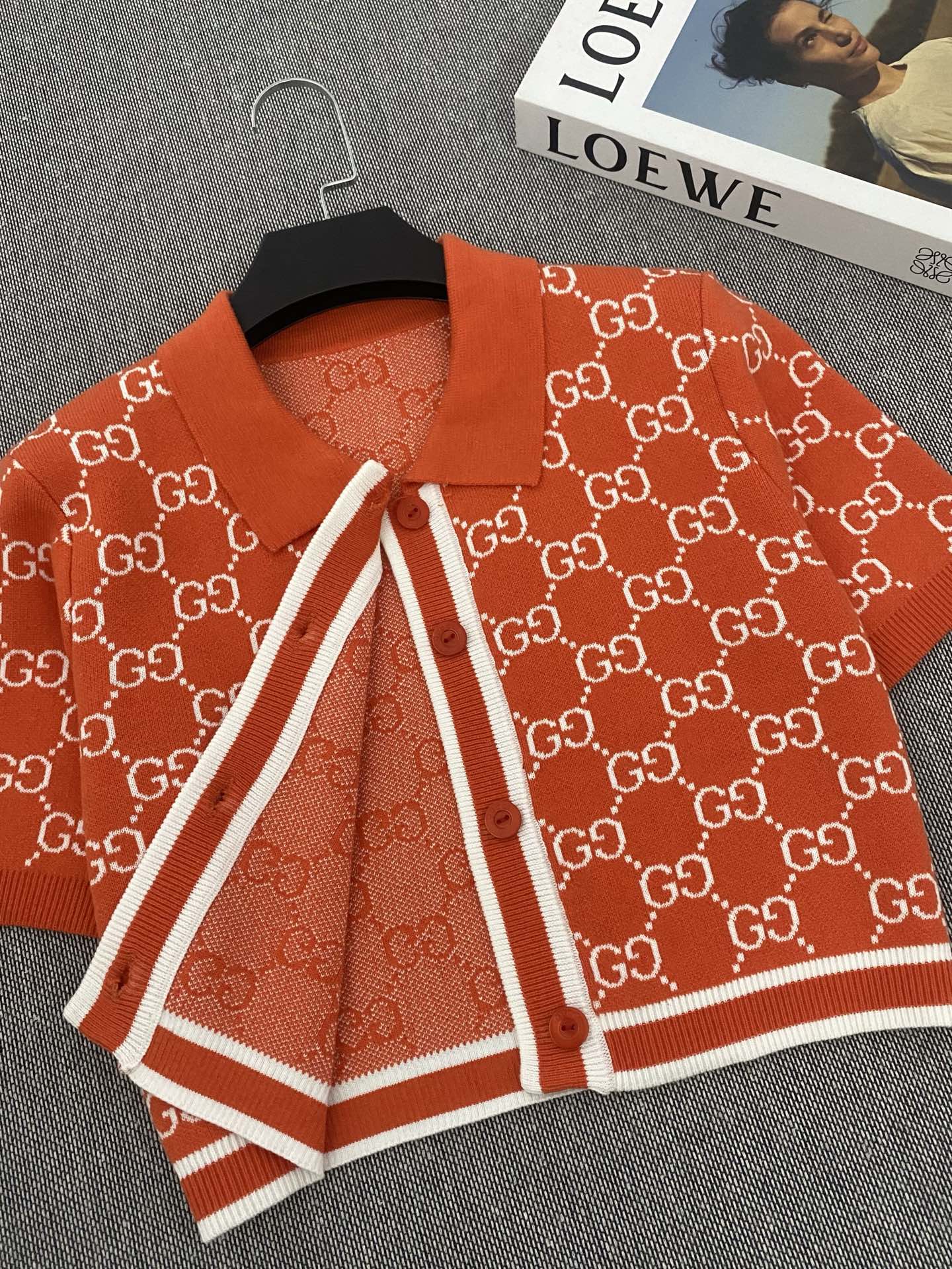 GUCCI 26S SHORT-SLEEVE KNITTED CARDIGAN 560