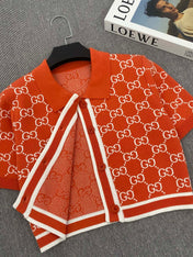 GUCCI 26S SHORT-SLEEVE KNITTED CARDIGAN 560