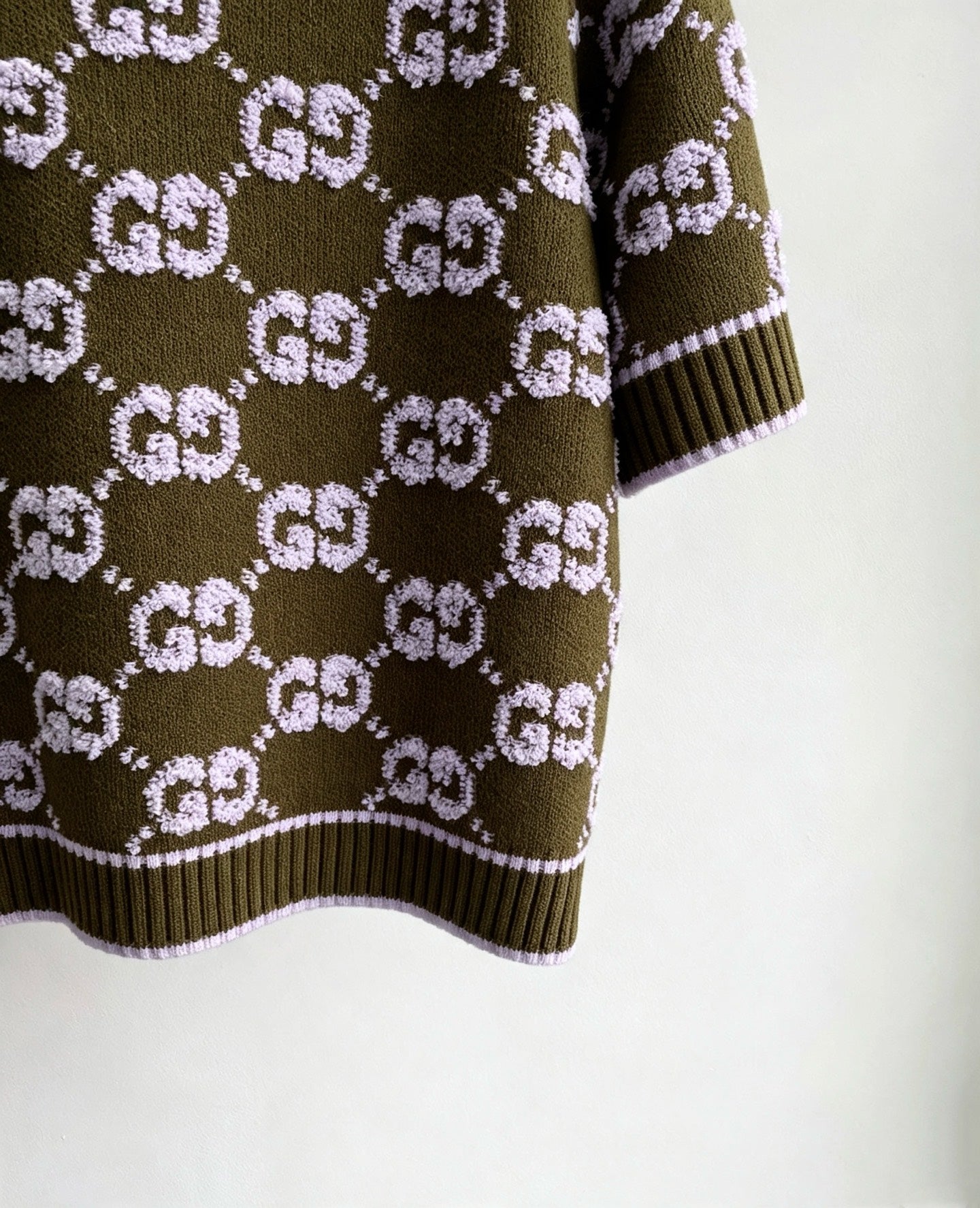 GUCCI 26S SHORT-SLEEVE KNIT SWEATER 532