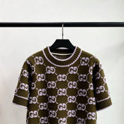 GUCCI 26S SHORT-SLEEVE KNIT SWEATER 532