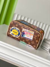 COMPARTMENTS 24 IN BROWN MONOGRAM CANVAS WITH GOLD LOCK