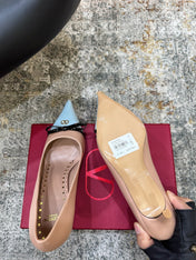VALENTINO 26S BOW HIGH HEELS 75 MM IN NUDE AND LIGHT BLUE CALFSKIN