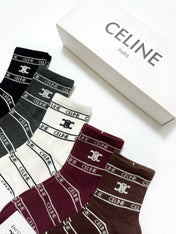 CELINE 26S ANKLE SOCKS 544089 (1 BOX)