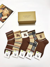 BURBERRY 26S ANKLE SOCKS 895514 (1 BOX)