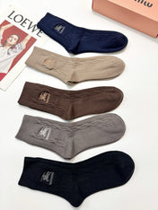BURBERRY 26S CREW SOCKS 155683 (1 BOX)