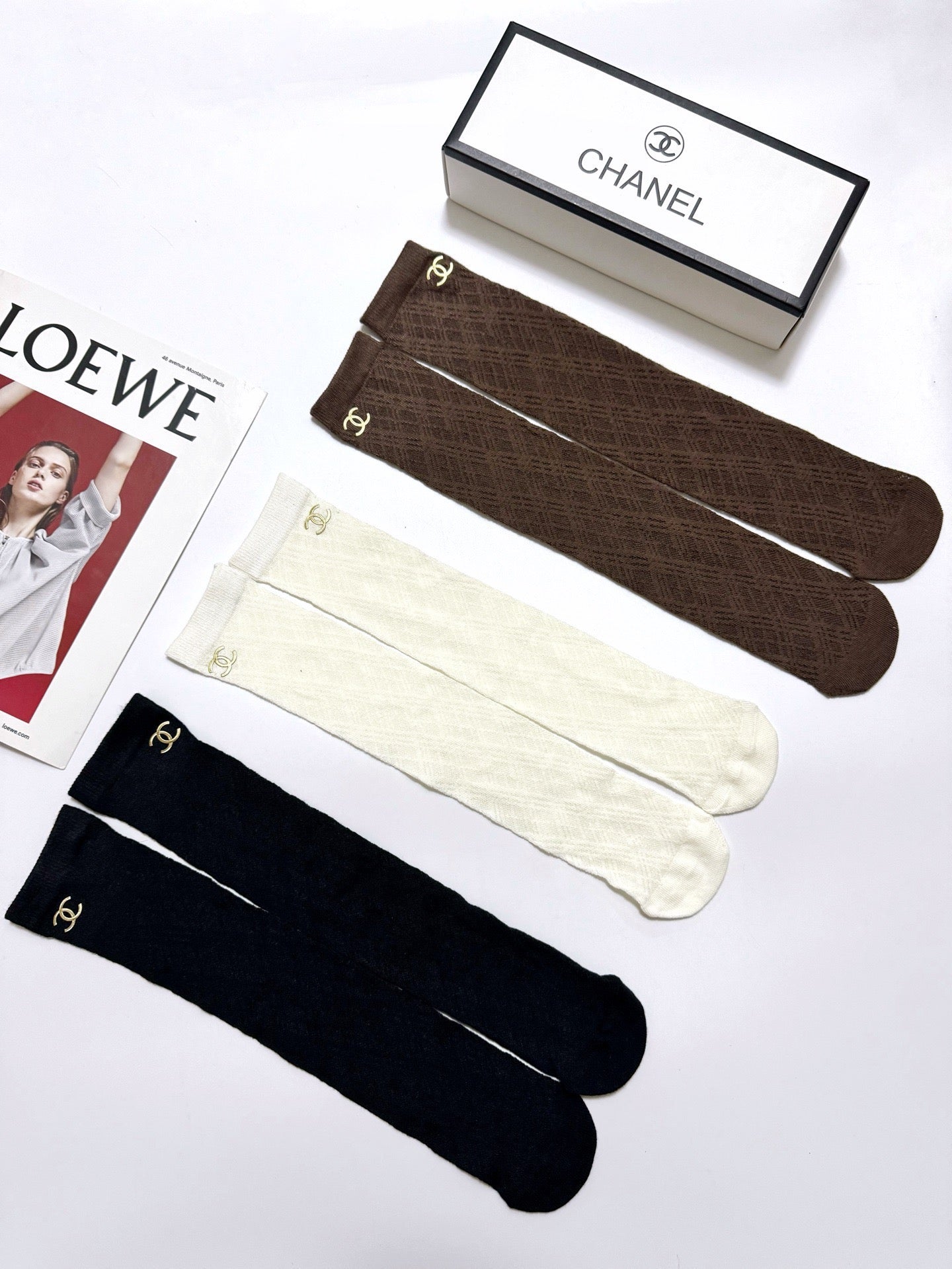PRADA 26S CREW SOCKS 319312 (1 BOX)