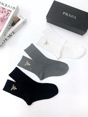 PRADA 26S CREW SOCKS 394011 (1 BOX)
