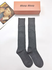 MIUMIU 26S CREW SOCKS 403651 (1 BOX)
