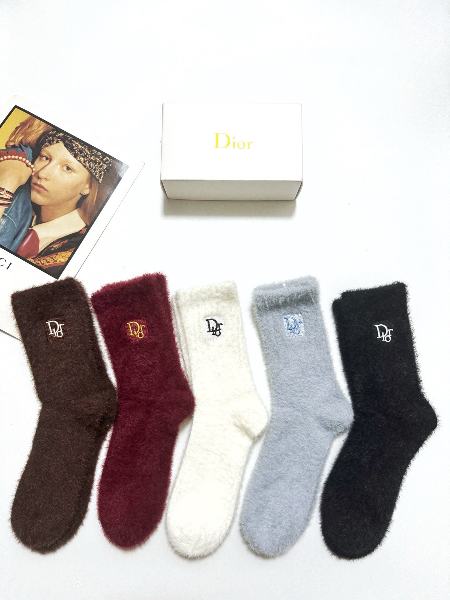 DIOR 26S CREW SOCKS 405374 (1 BOX)