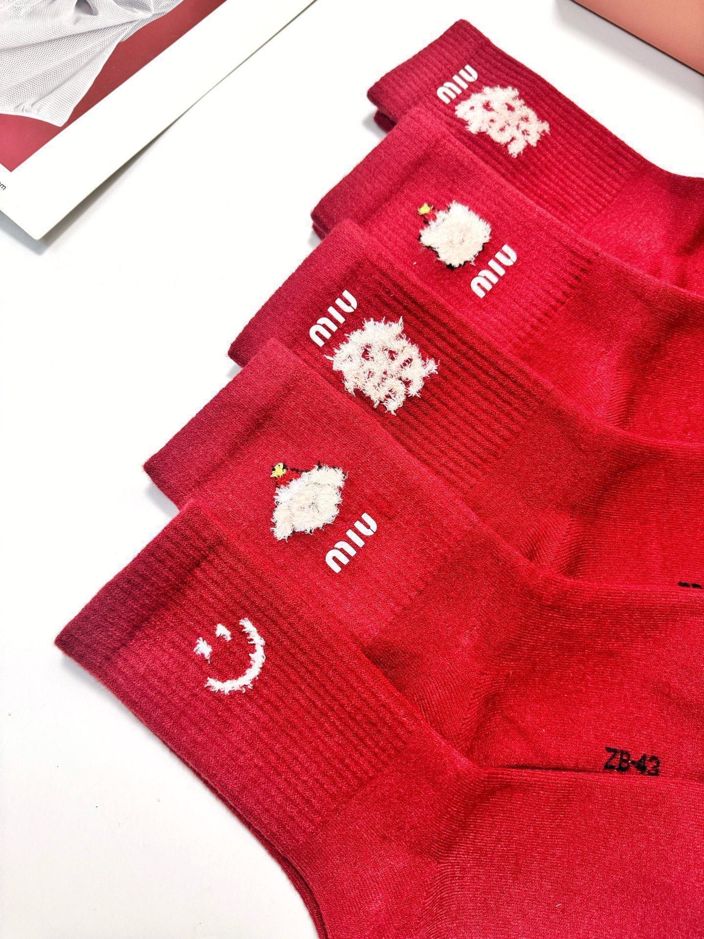 MIUMIU 26S CREW SOCKS 407170 (1 BOX)