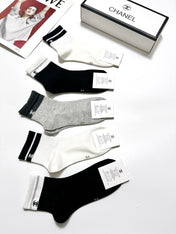 CHANEL 26S ANKLE SOCKS 407179 (1 BOX)