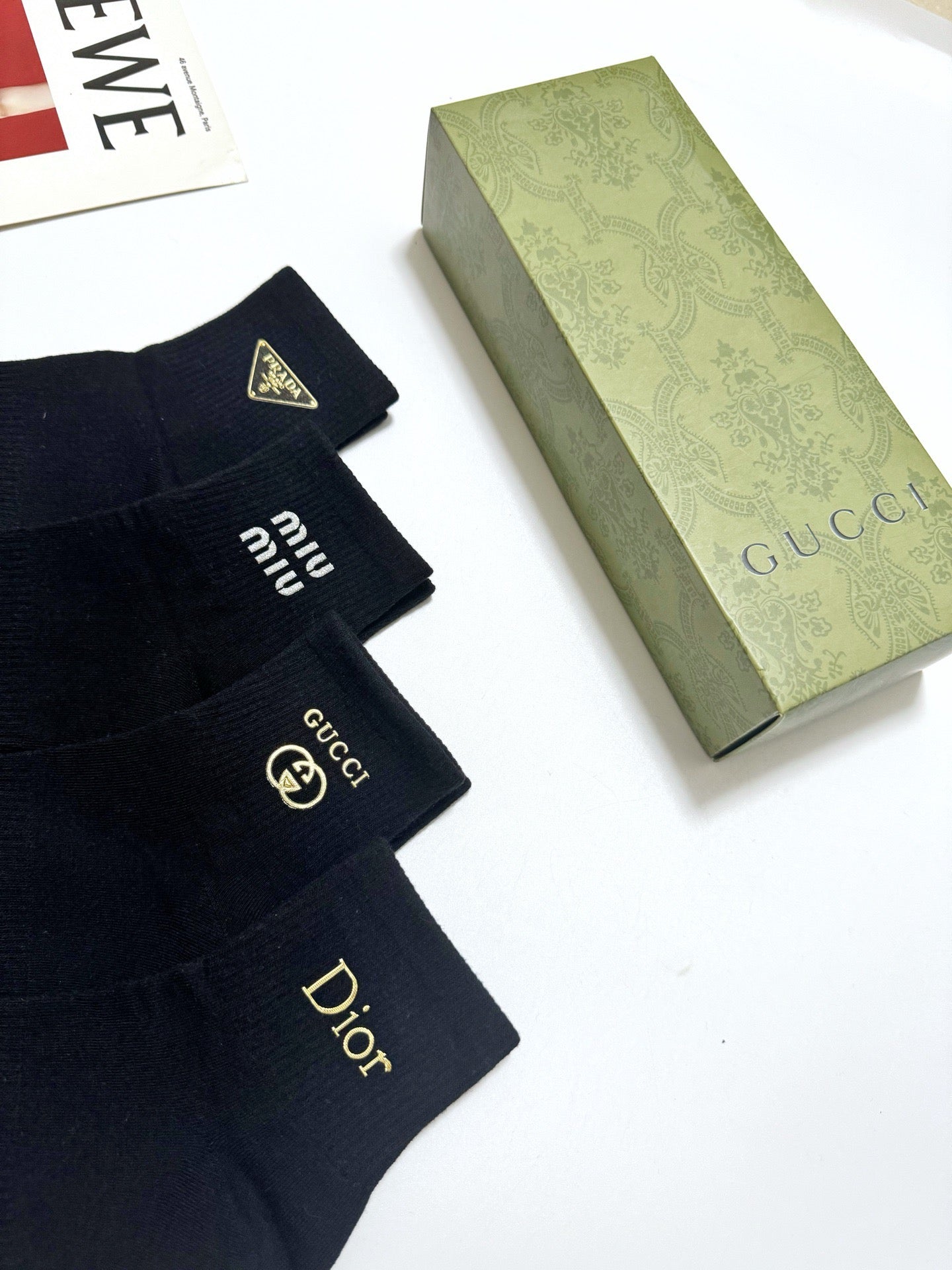 MIUMIU 26S ANKLE SOCKS 408739 (1 BOX)