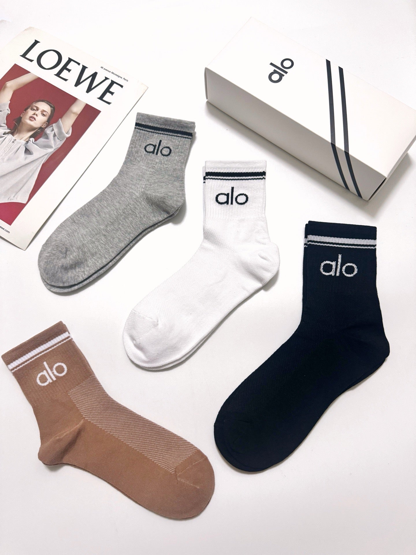 ALO 26S ANKLE SOCKS 410287 (1 BOX)